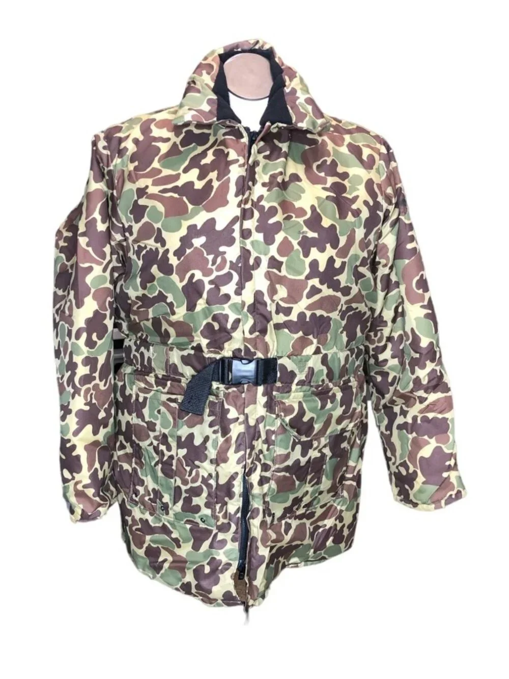 Flotation Jacket & Pants Camouflage Stearns Inc Hood Pockets Large Mens Womens